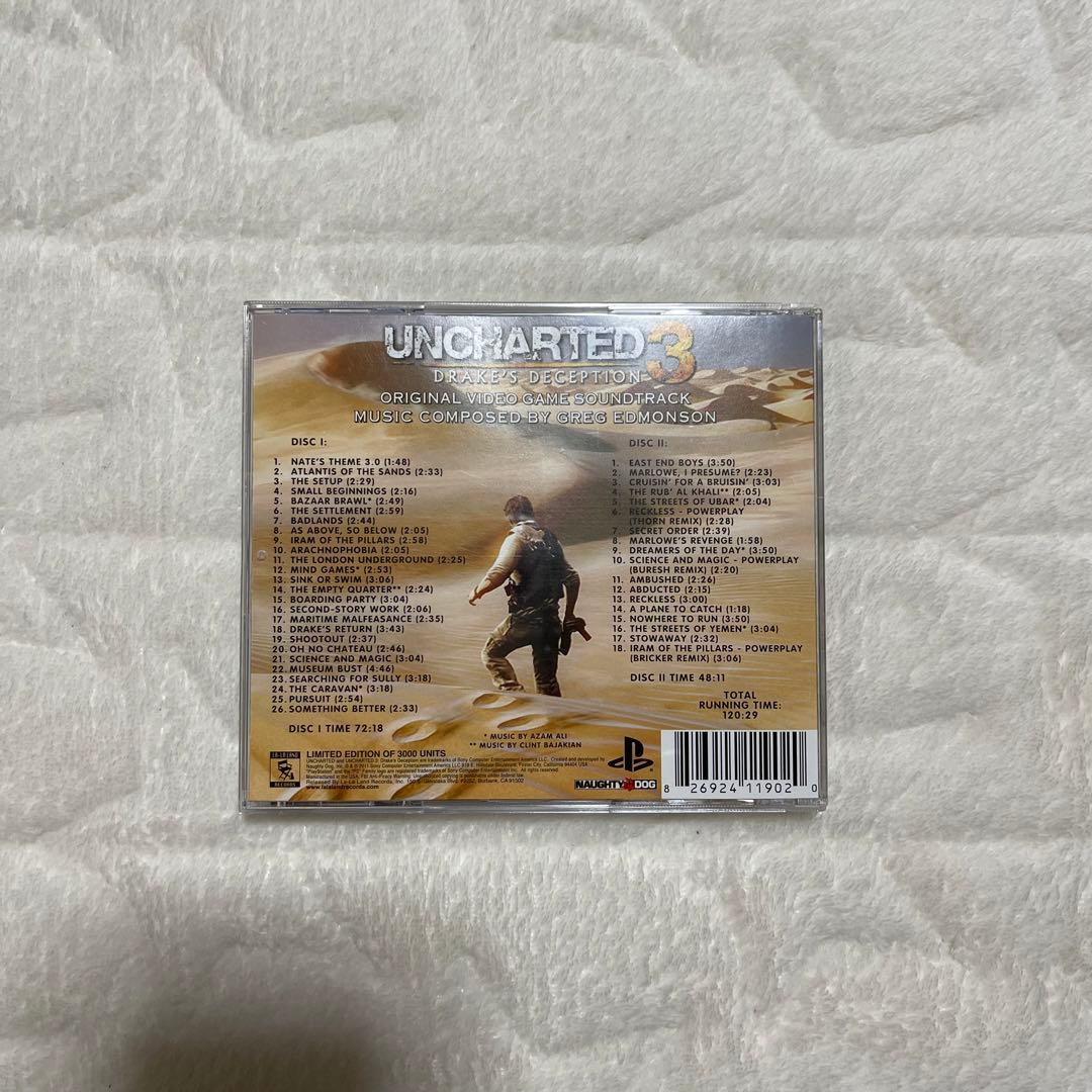 Uncharted 3 Drake's Deception Limited Edition CD 2 Disc Rare Out of Print | Japansoundstore