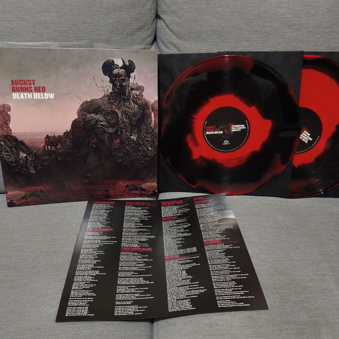 August Burns Red - Death Below Vinyl 2LP Red/Black Splatter Metalcore Japan
