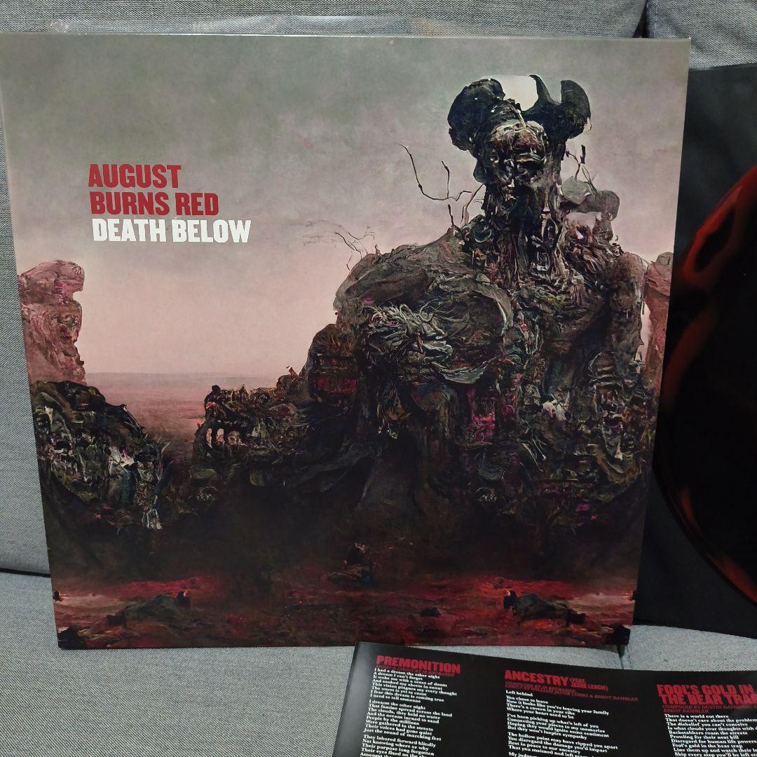 August Burns Red - Death Below Vinyl 2LP Red/Black Splatter Metalcore Japan
