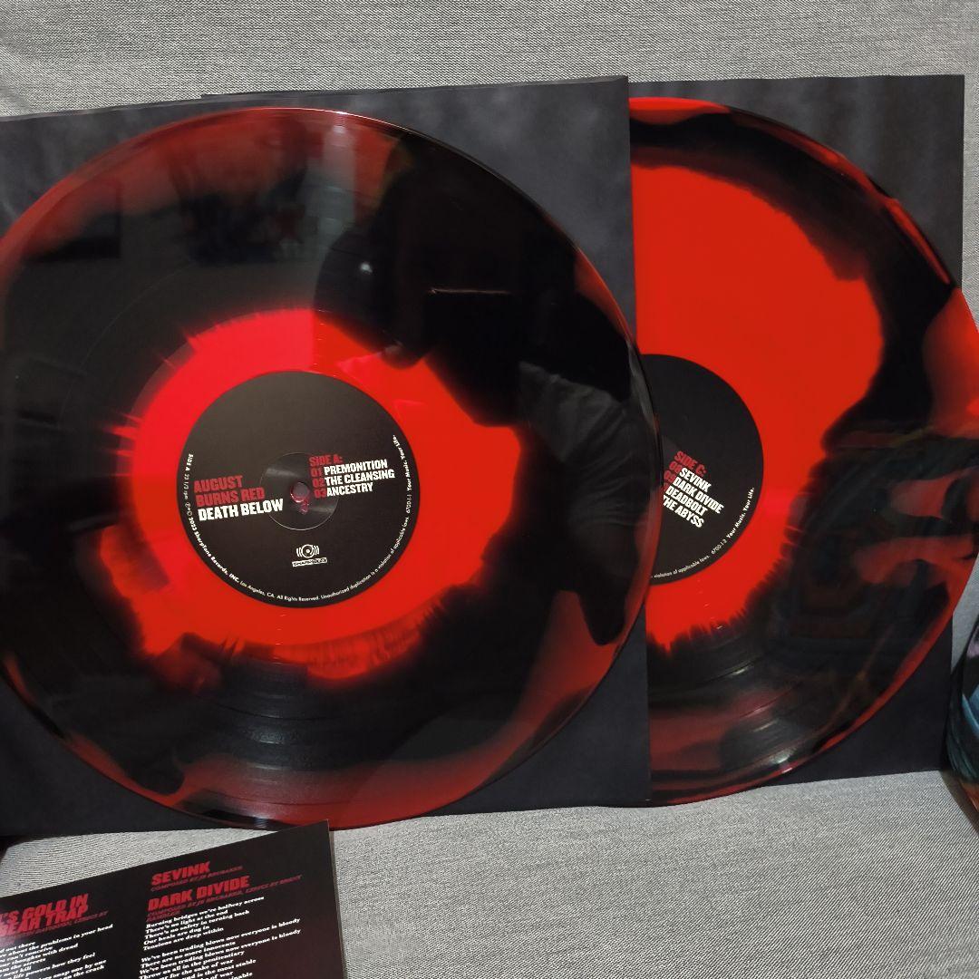 August Burns Red - Death Below Vinyl 2LP Red/Black Splatter Metalcore Japan