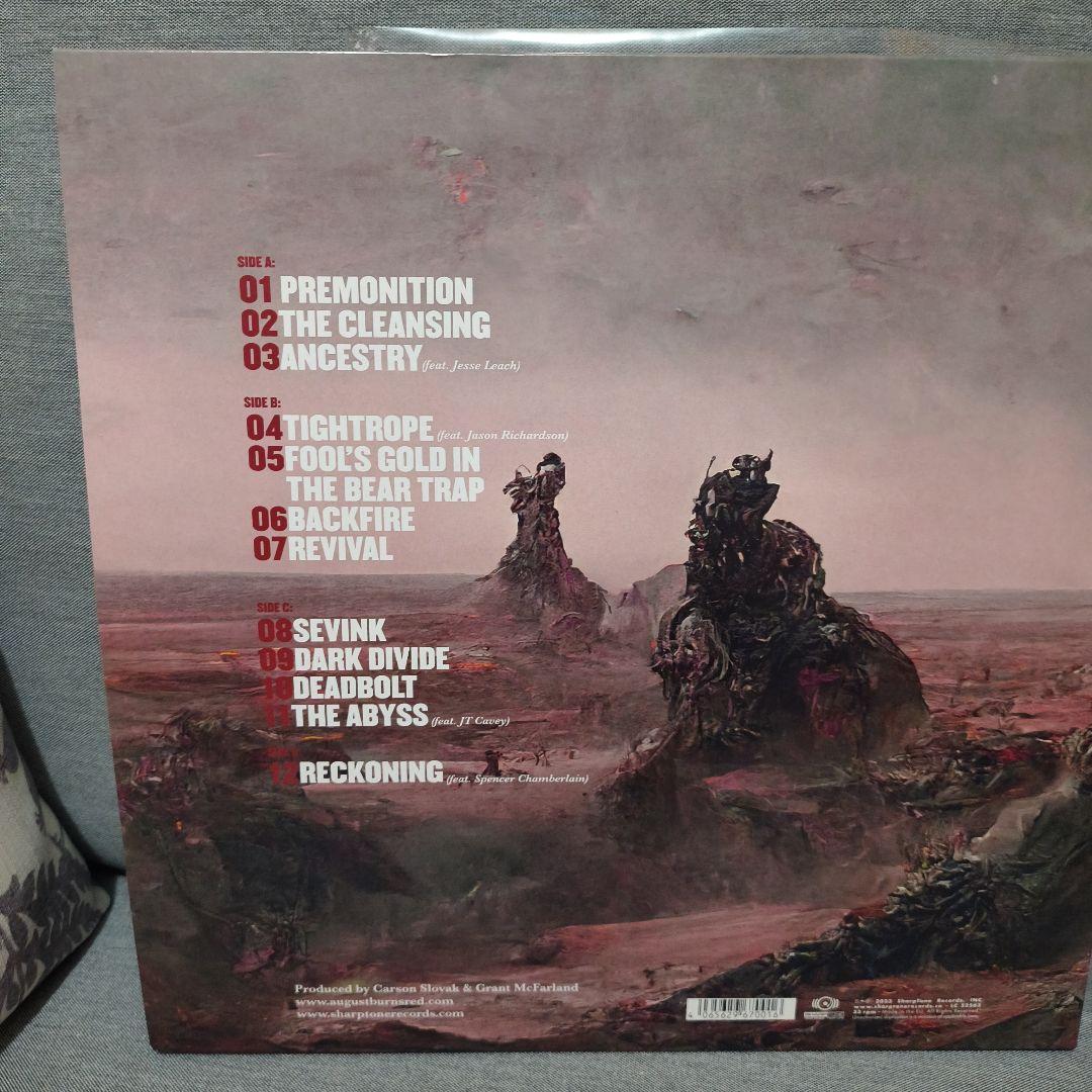 August Burns Red - Death Below Vinyl 2LP Red/Black Splatter Metalcore Japan