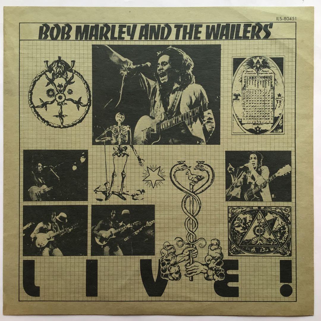 Bob Marley & The Wailers - Live! LP 1976 Japan Pressing Reggae Vinyl