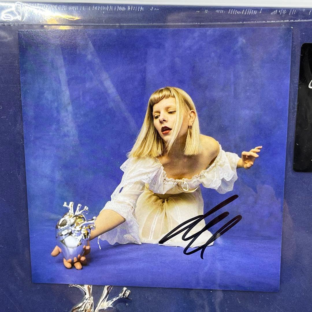 AURORA What Happened To The Heart? Japan Ltd 500 Copy 2LP Obi Signed Art Card