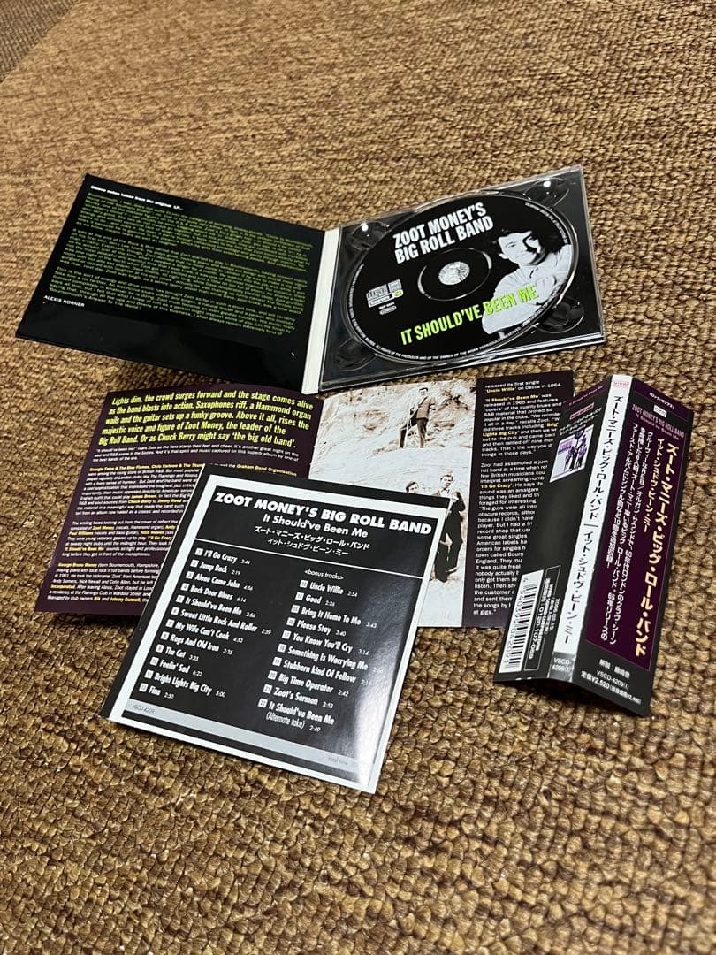 Zoot Money's Big Roll Band - It Should've Been Me CD Japan Mini LP with OBI