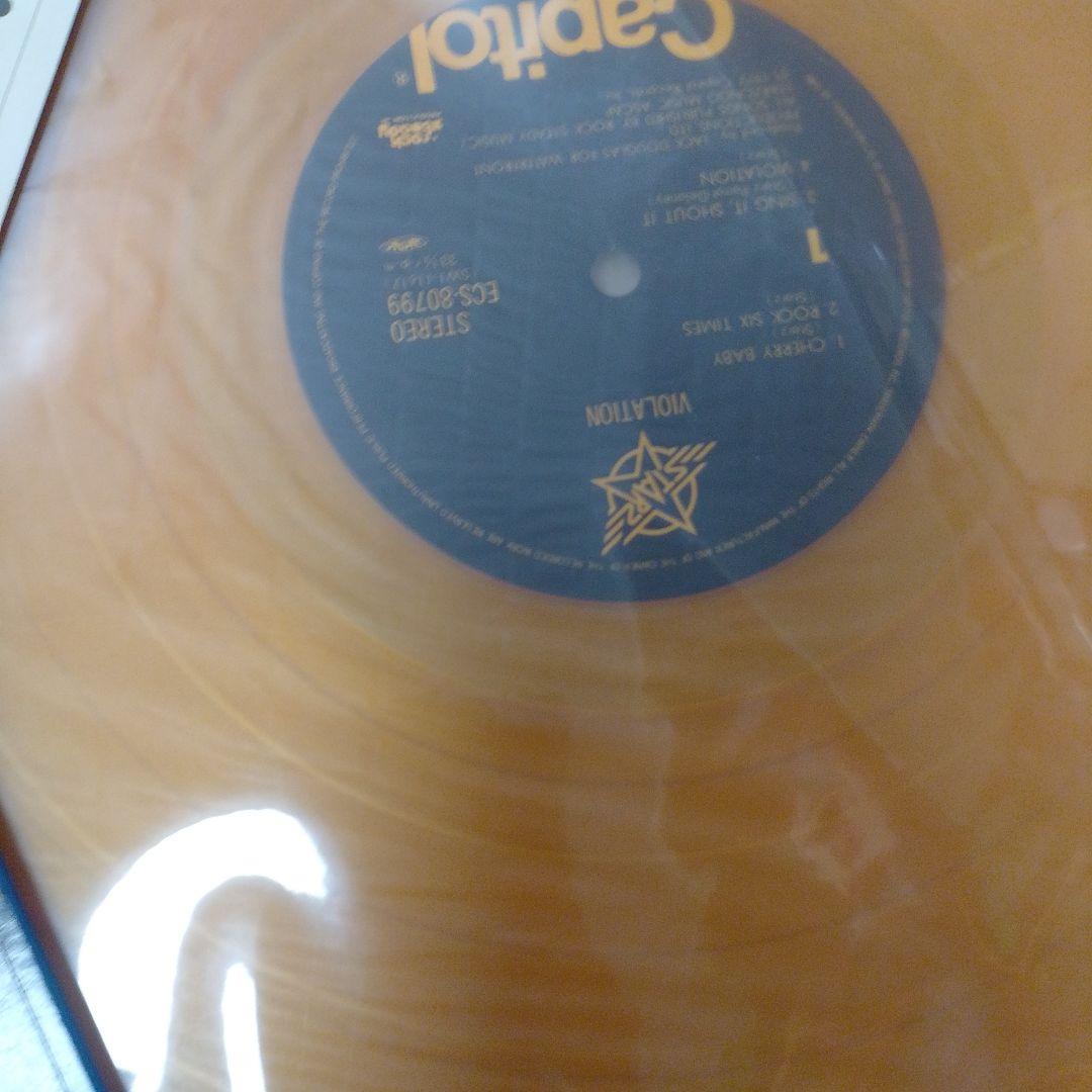 STARZ Violation LP Clear Orange Vinyl Japan Pressing ECS-80799 Hard Rock
