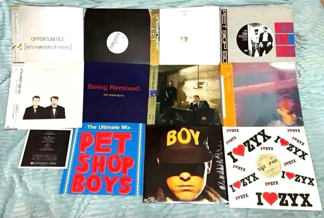Pet Shop Boys 12-Record Vinyl Collection LP 12" Japan Original UK German Issues