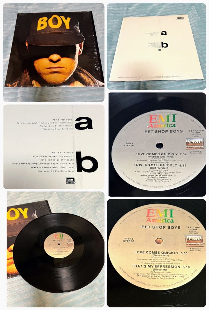 Pet Shop Boys 12-Record Vinyl Collection LP 12" Japan Original UK German Issues