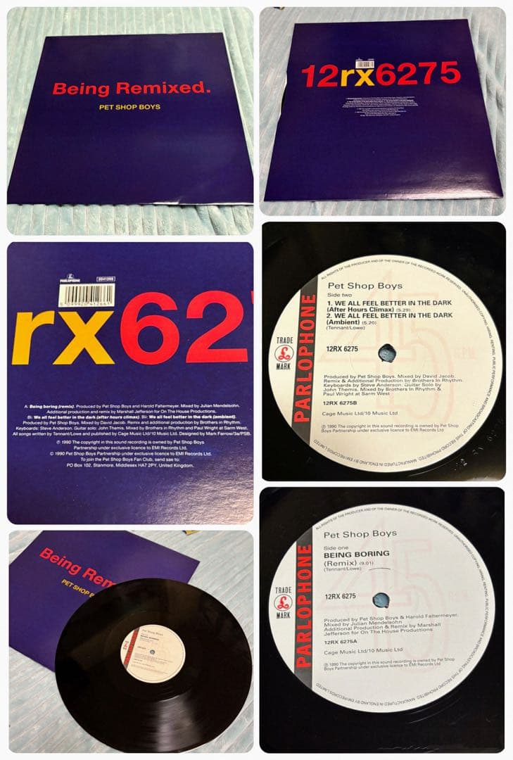 Pet Shop Boys 12-Record Vinyl Collection LP 12" Japan Original UK German Issues