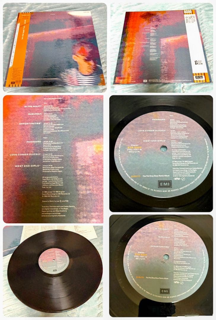 Pet Shop Boys 12-Record Vinyl Collection LP 12" Japan Original UK German Issues