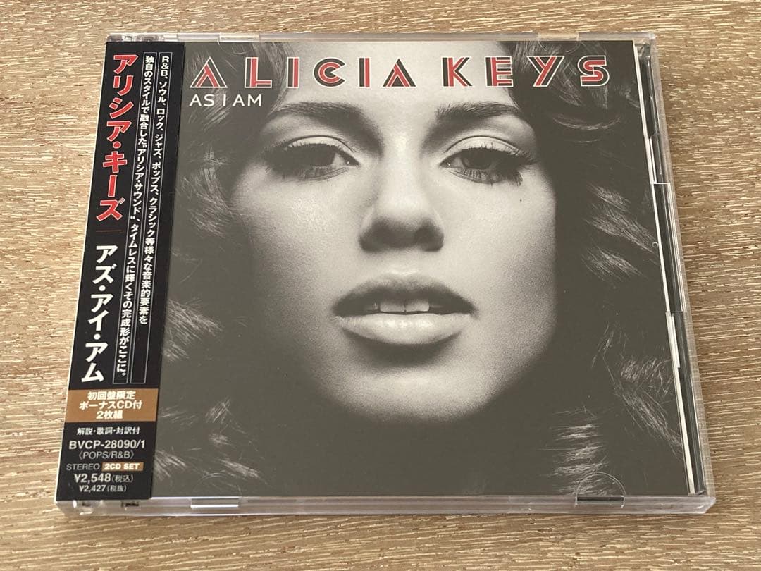 ALICIA KEYS As I Am 2CD Japan Press Limited Edition with OBI BVCP-28090/1 2007