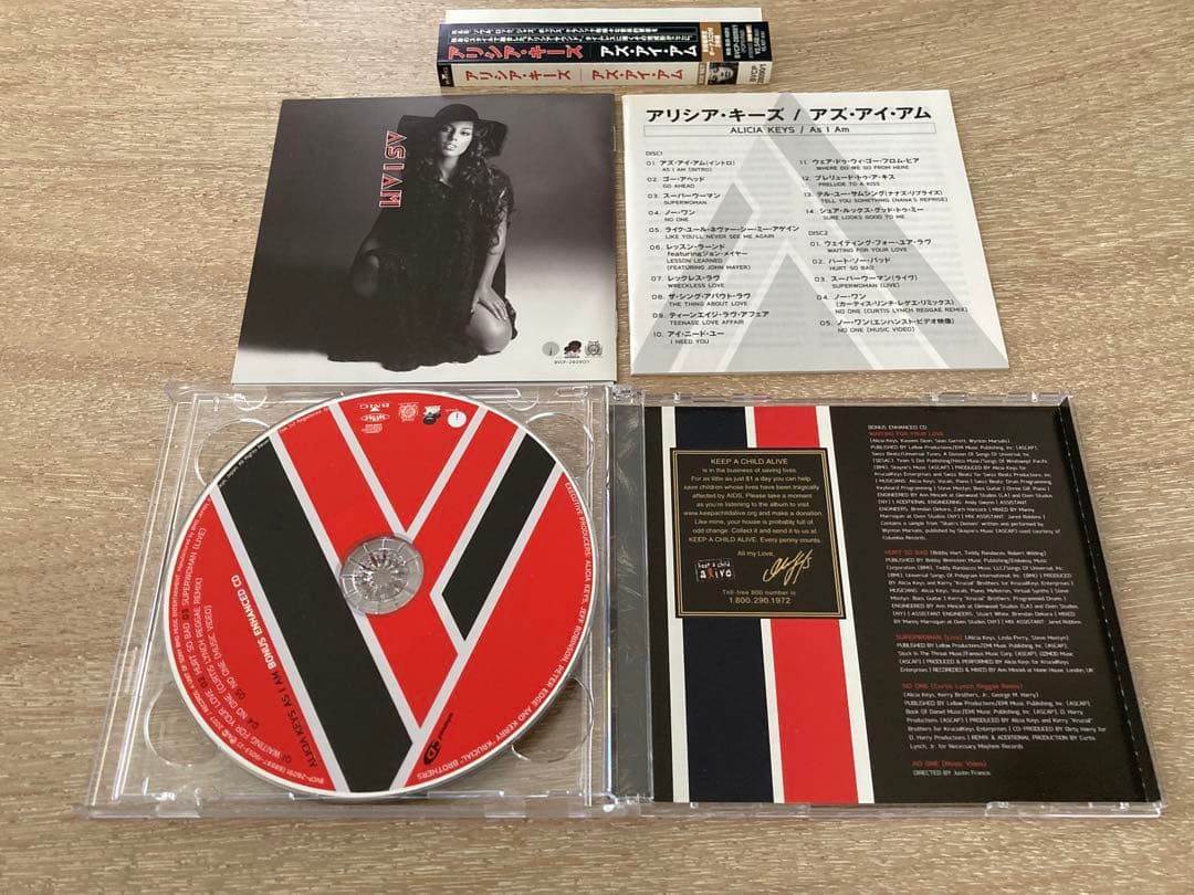 ALICIA KEYS As I Am 2CD Japan Press Limited Edition with OBI BVCP-28090/1 2007