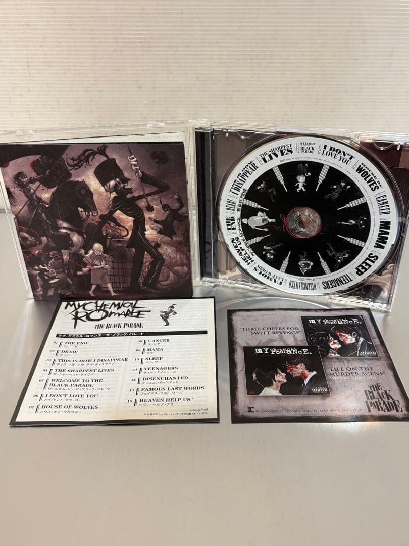 My Chemical Romance - The Black Parade CD Japan Press with Bonus Track