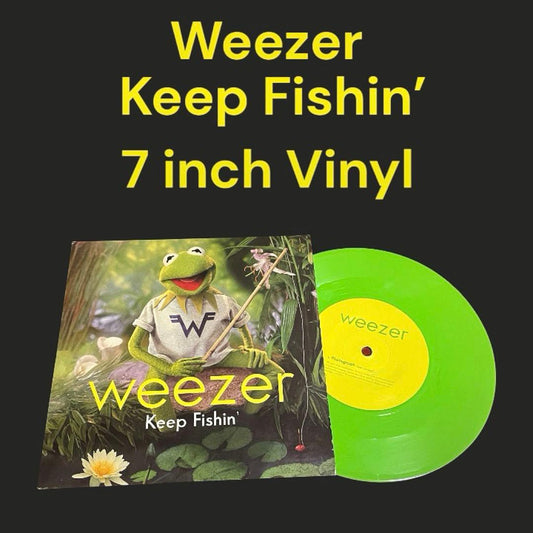 WEEZER Keep Fishin’ Green 7" Record Unplayed Home Use Collectible | Japansoundstore
