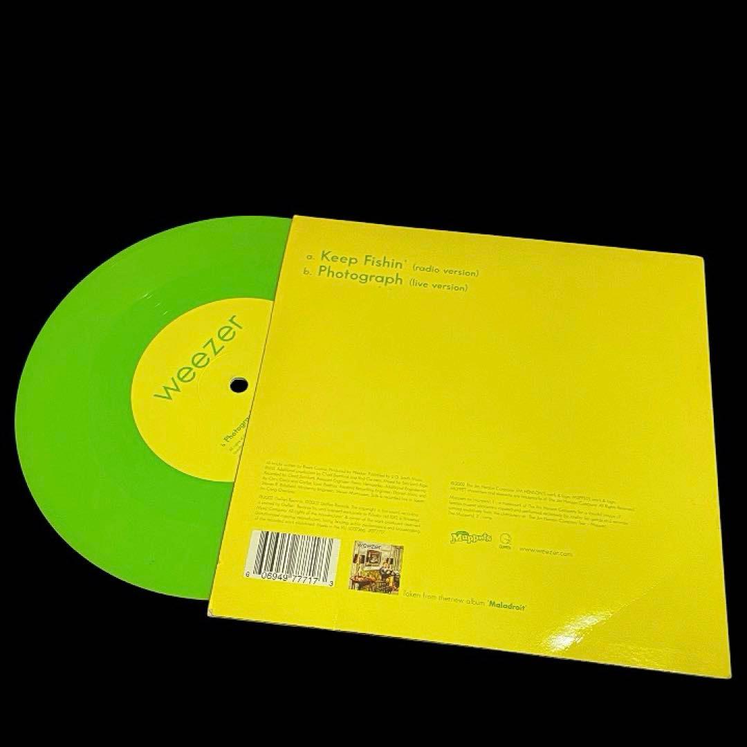 WEEZER Keep Fishin’ Green 7" Record Unplayed Home Use Collectible | Japansoundstore