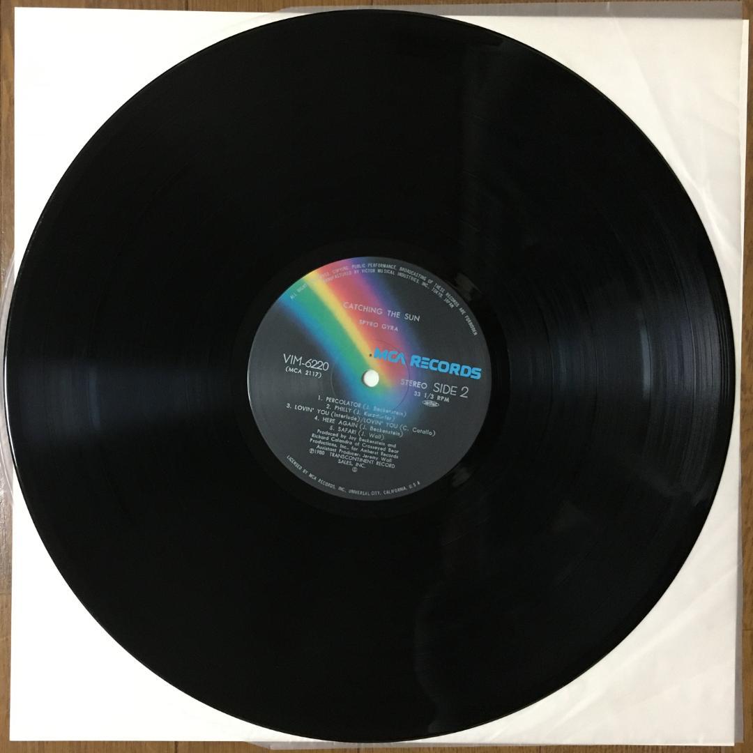 SPYRO GYRA Catching The Sun LP Vinyl 1980 Japan Original Fusion Jazz w/ Obi