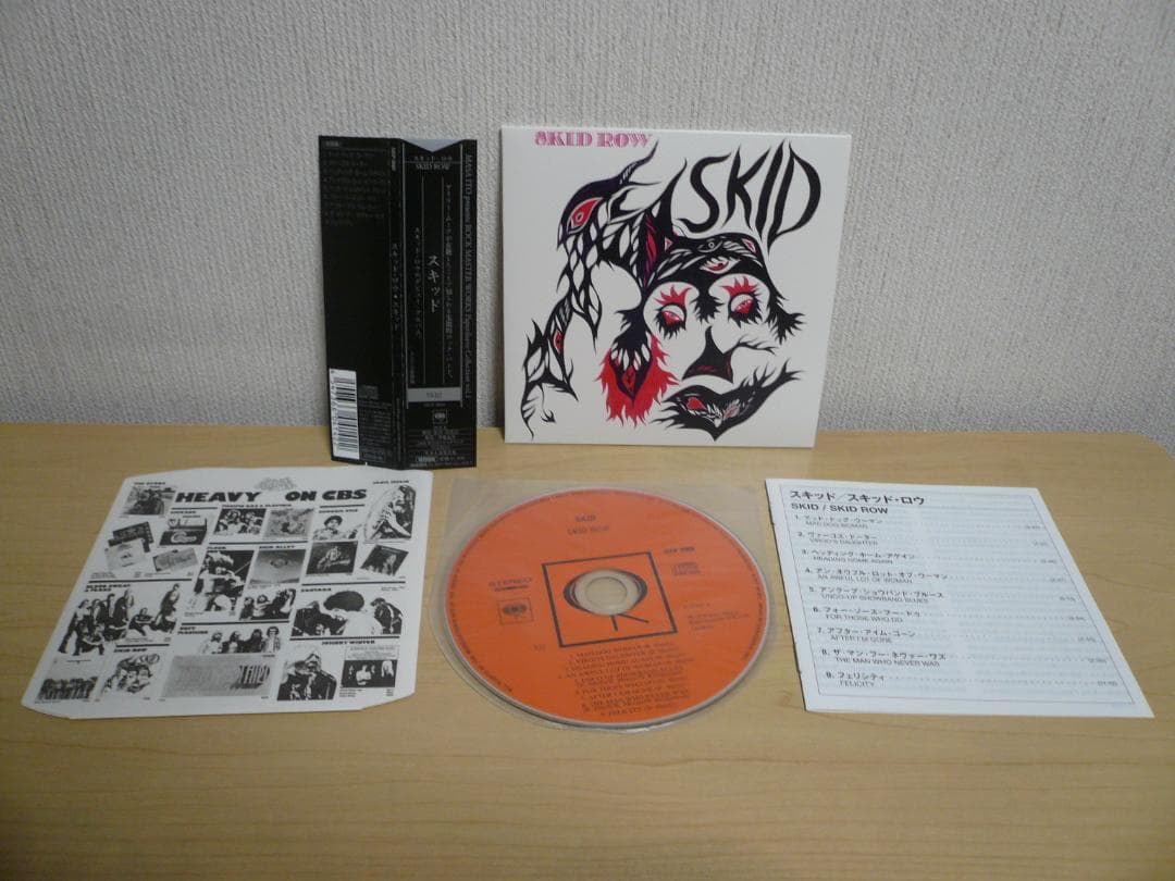 SKID ROW Skid CD Japan Press Mini LP Sleeve Limited Edition with OBI SICP-2067