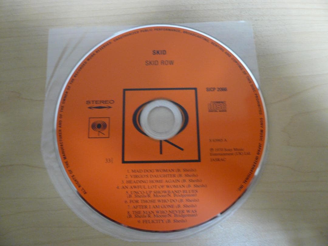 SKID ROW Skid CD Japan Press Mini LP Sleeve Limited Edition with OBI SICP-2067