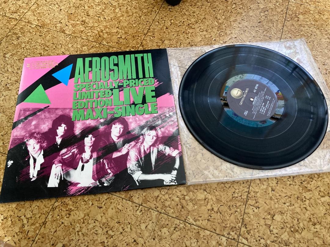Aerosmith - Live Maxi-Single 12" Vinyl Record Rare Limited Edition Japan