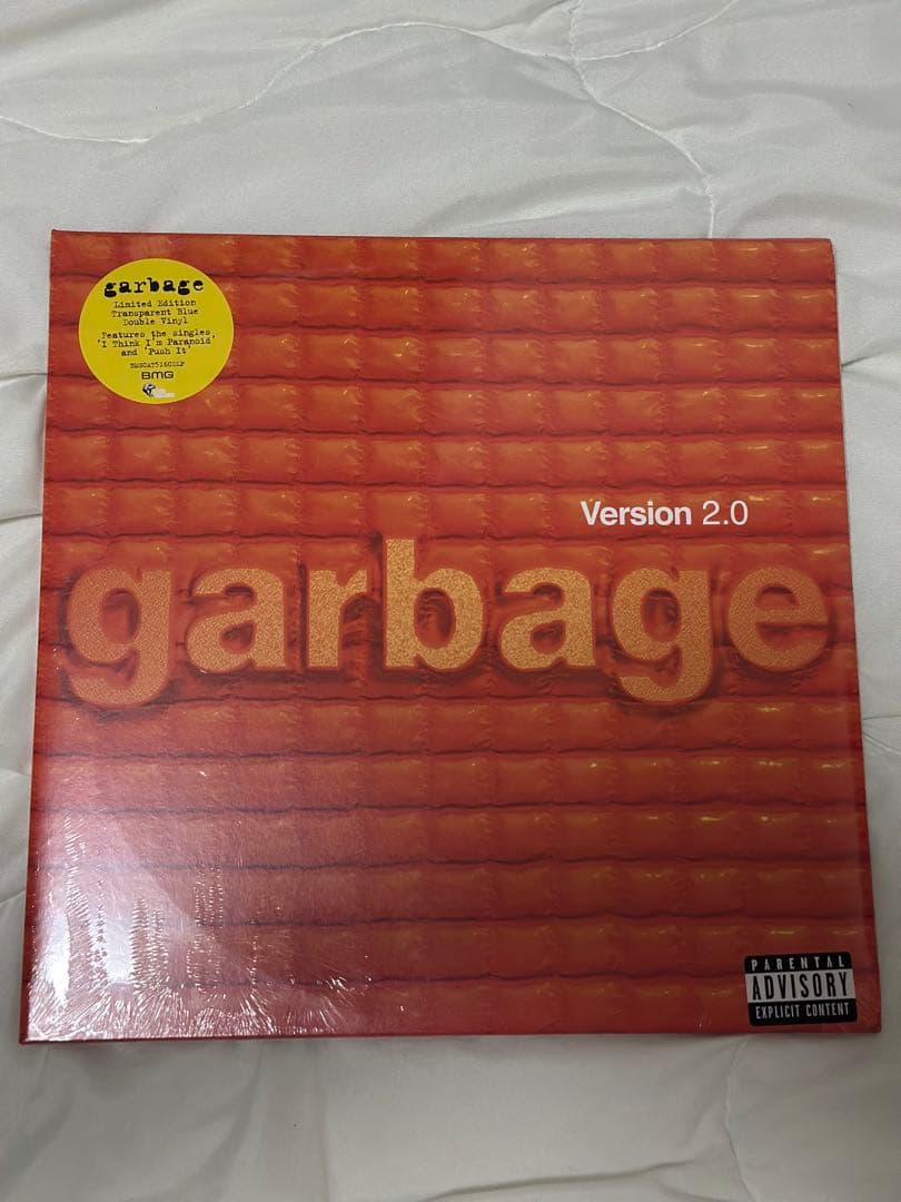Garbage - Version 2.0 - Limited Edition Transparent Blue Vinyl 2LP Set