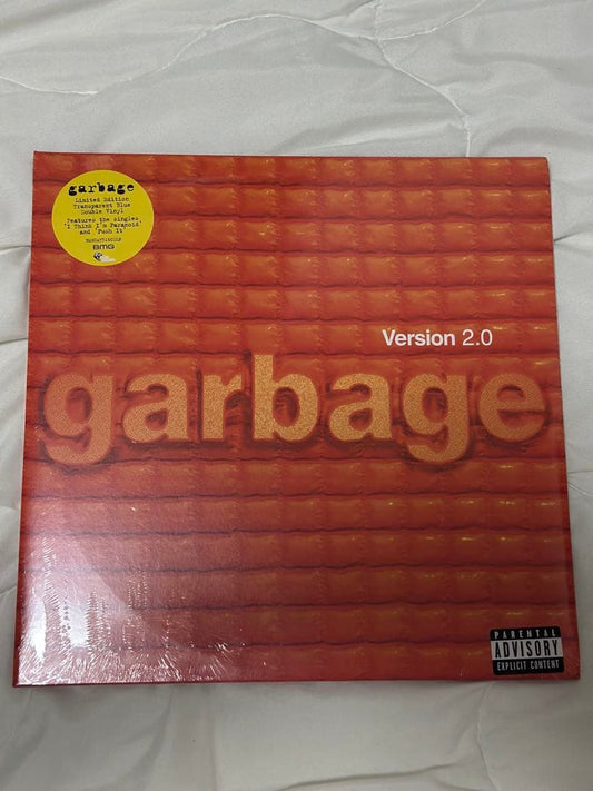Garbage - Version 2.0 - Limited Edition Transparent Blue Vinyl 2LP Set