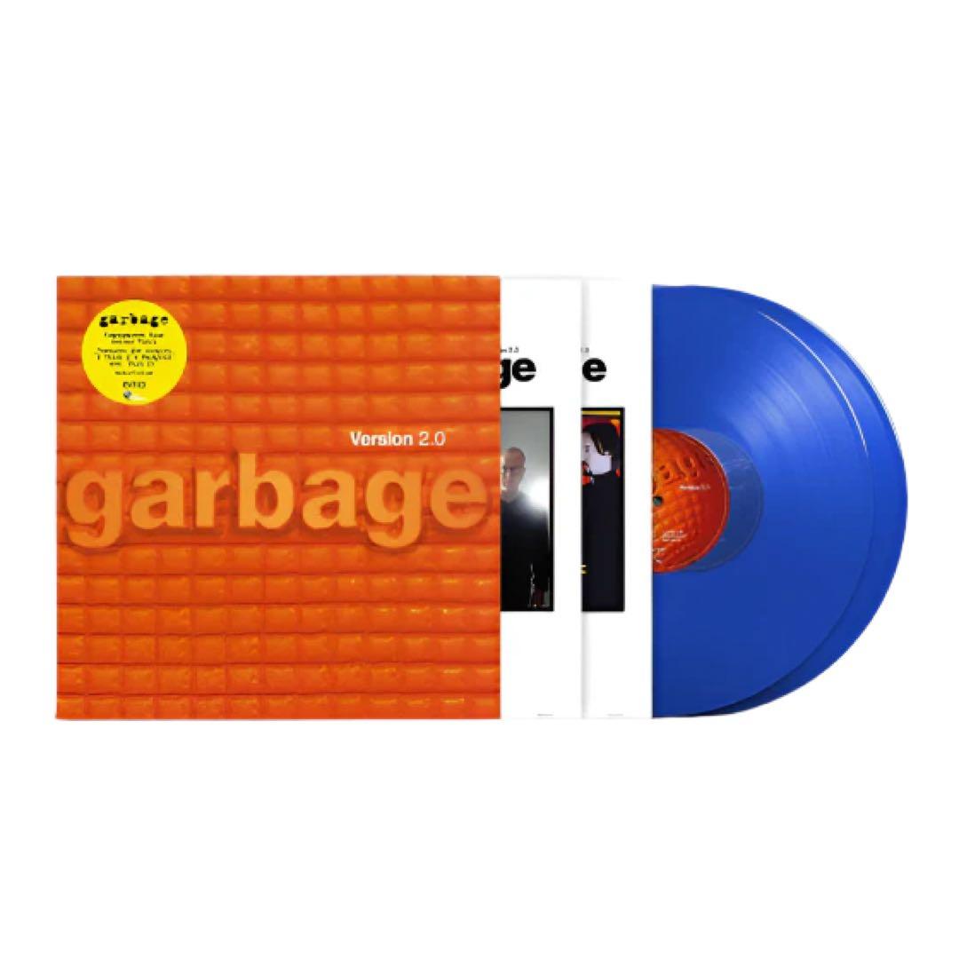 Garbage - Version 2.0 - Limited Edition Transparent Blue Vinyl 2LP Set