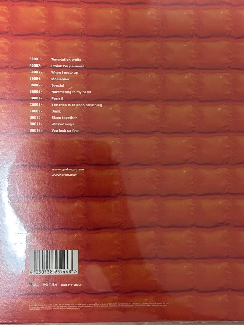 Garbage - Version 2.0 - Limited Edition Transparent Blue Vinyl 2LP Set
