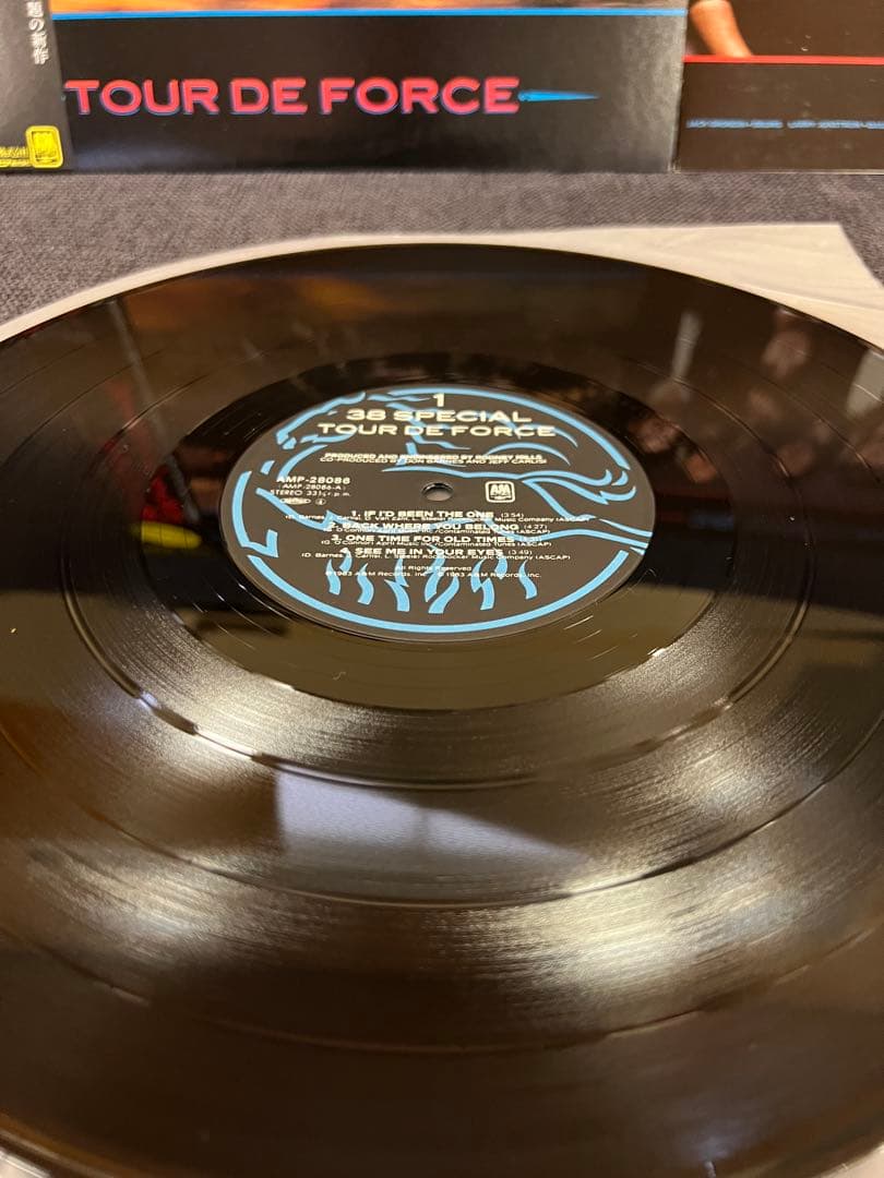 38 Special - Tour De Force Vinyl LP Japan Pressing w/ Obi & Insert Southern Rock