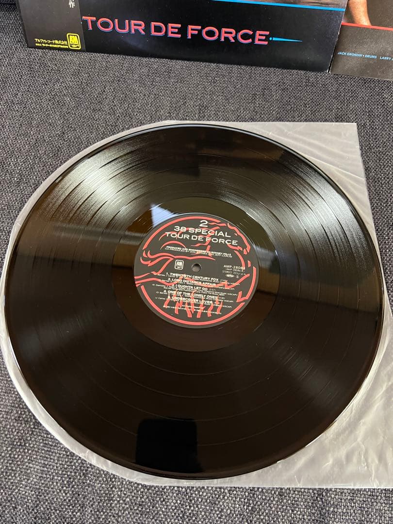 38 Special - Tour De Force Vinyl LP Japan Pressing w/ Obi & Insert Southern Rock