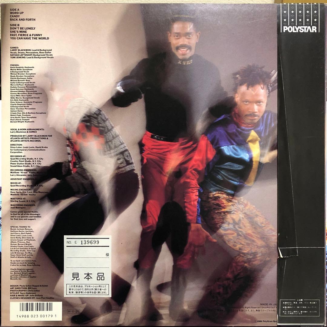 Cameo - Word Up! LP Japan Promo Vinyl Funk Soul 2Pac Sample R28C-2005