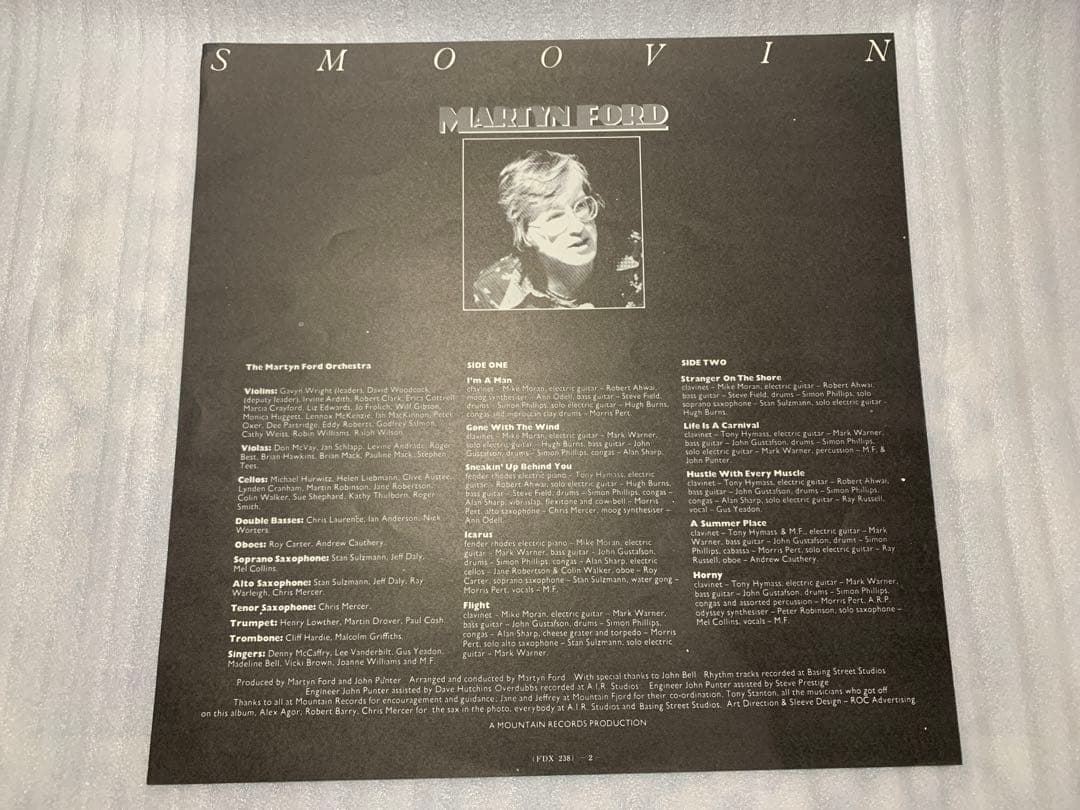Martyn Ford Orchestra - Smoovin' LP 1976 Japan Pressing Vinyl Record Rare Groove