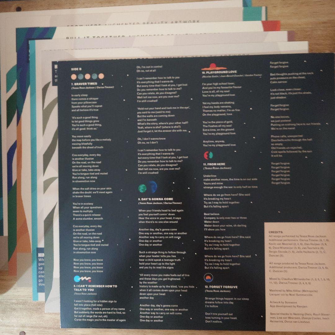 Someone - Orbit II LP Signed Light Blue Marble Vinyl Indie Dream Pop