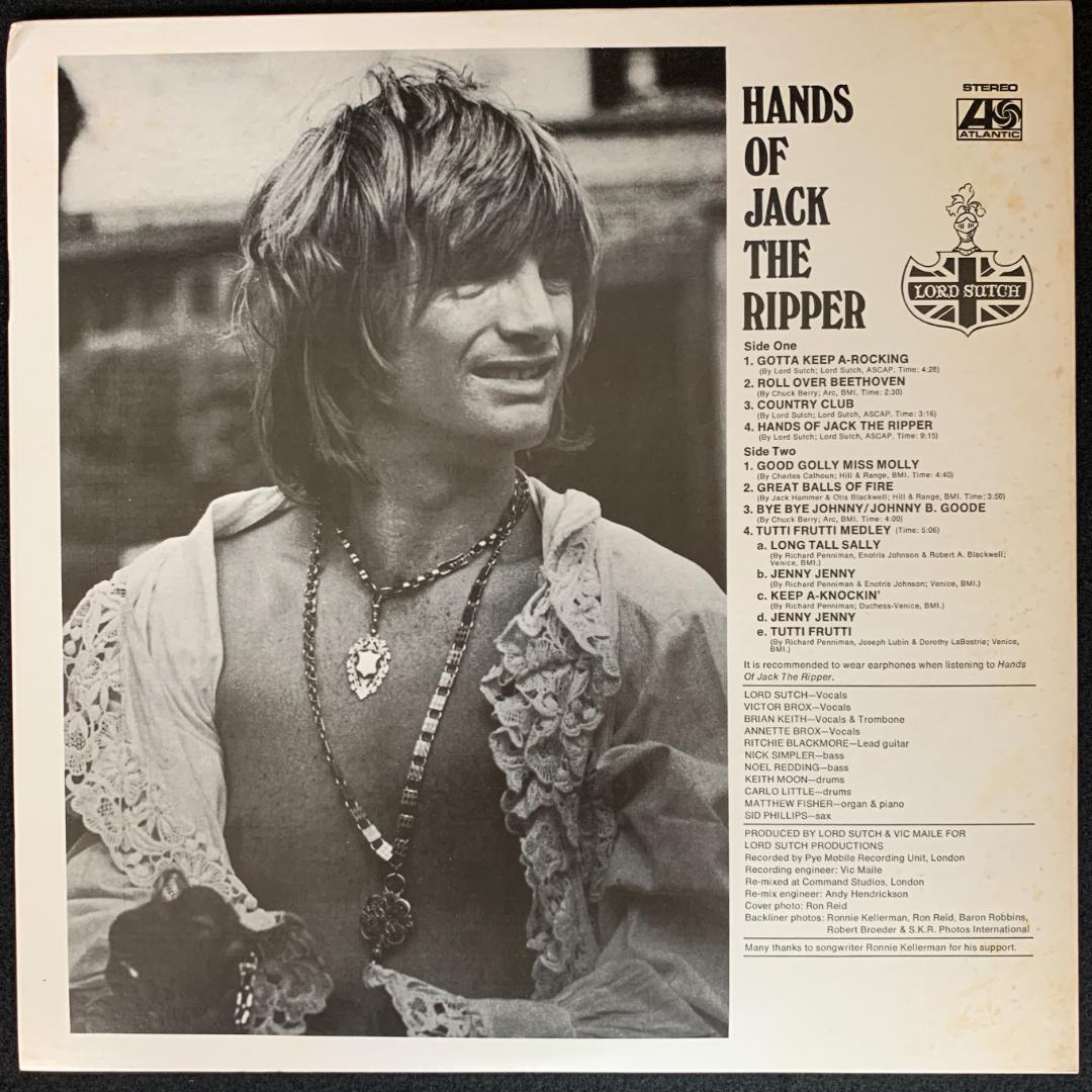 Lord Sutch Hands of Jack the Ripper Record Rock Standard Used (目立たない傷汚れ) | Japansoundstore