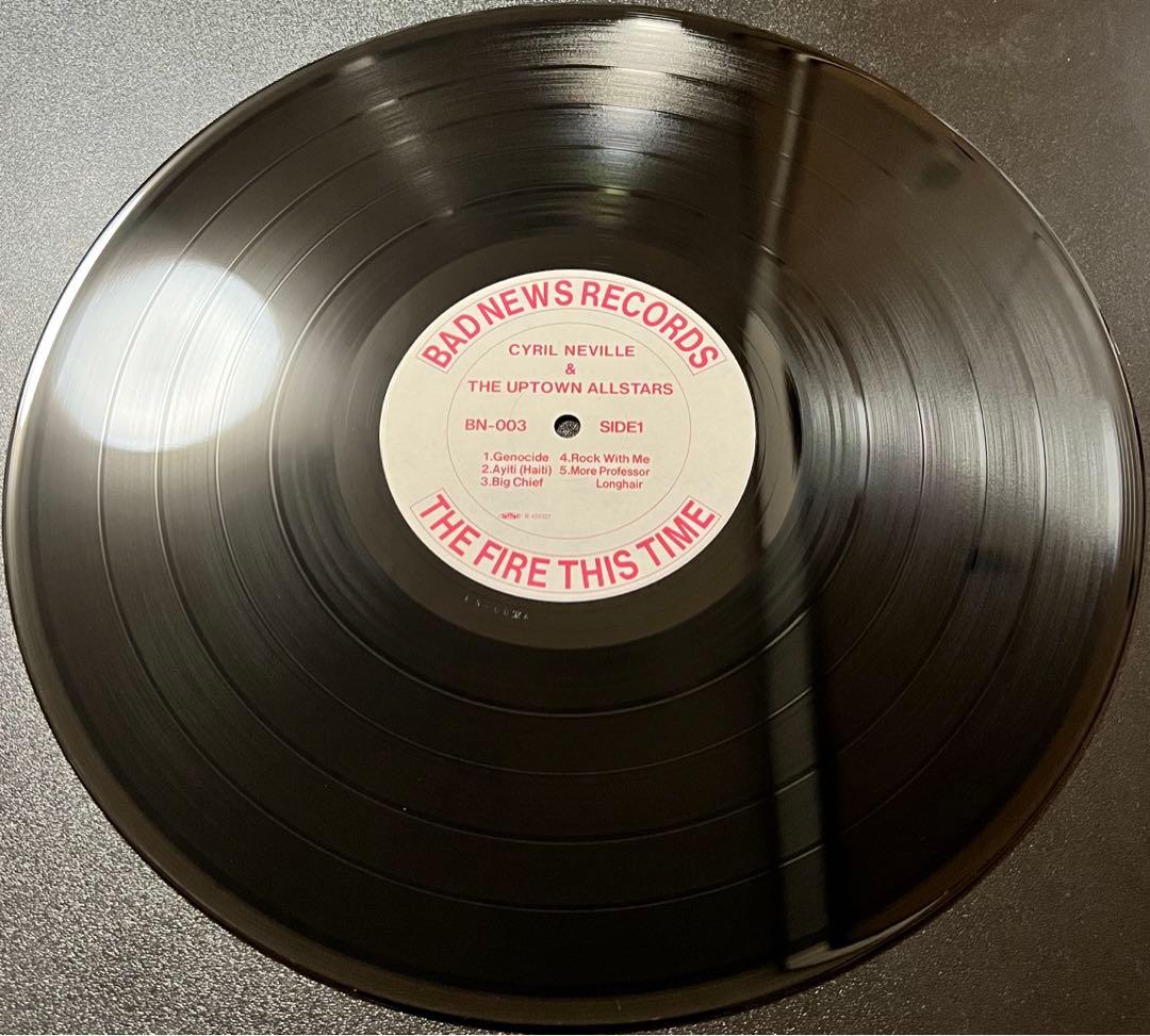 Cyril Neville & The Uptown Allstars - The Fire This Time LP Japan Bad News Recor