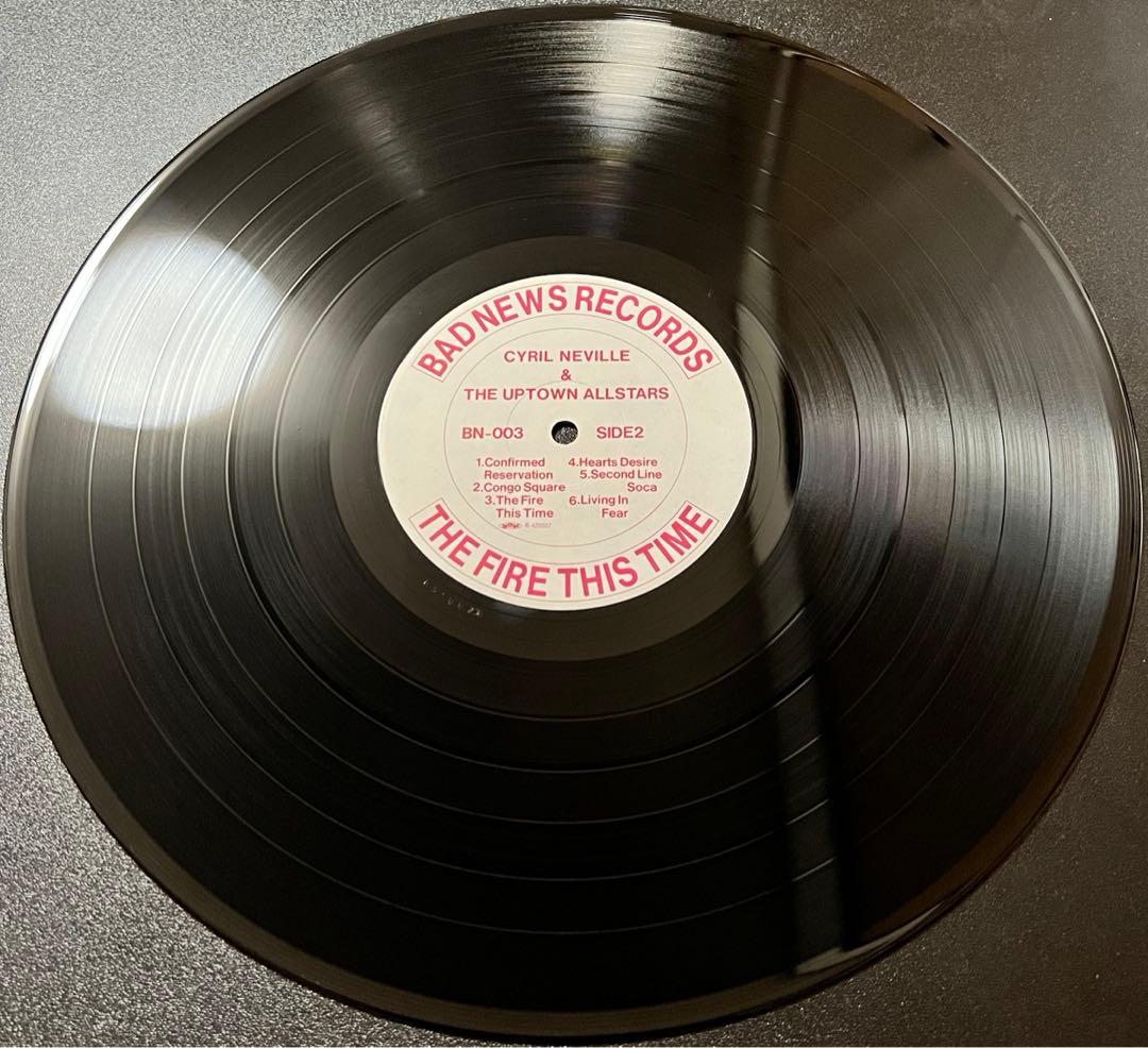 Cyril Neville & The Uptown Allstars - The Fire This Time LP Japan Bad News Recor