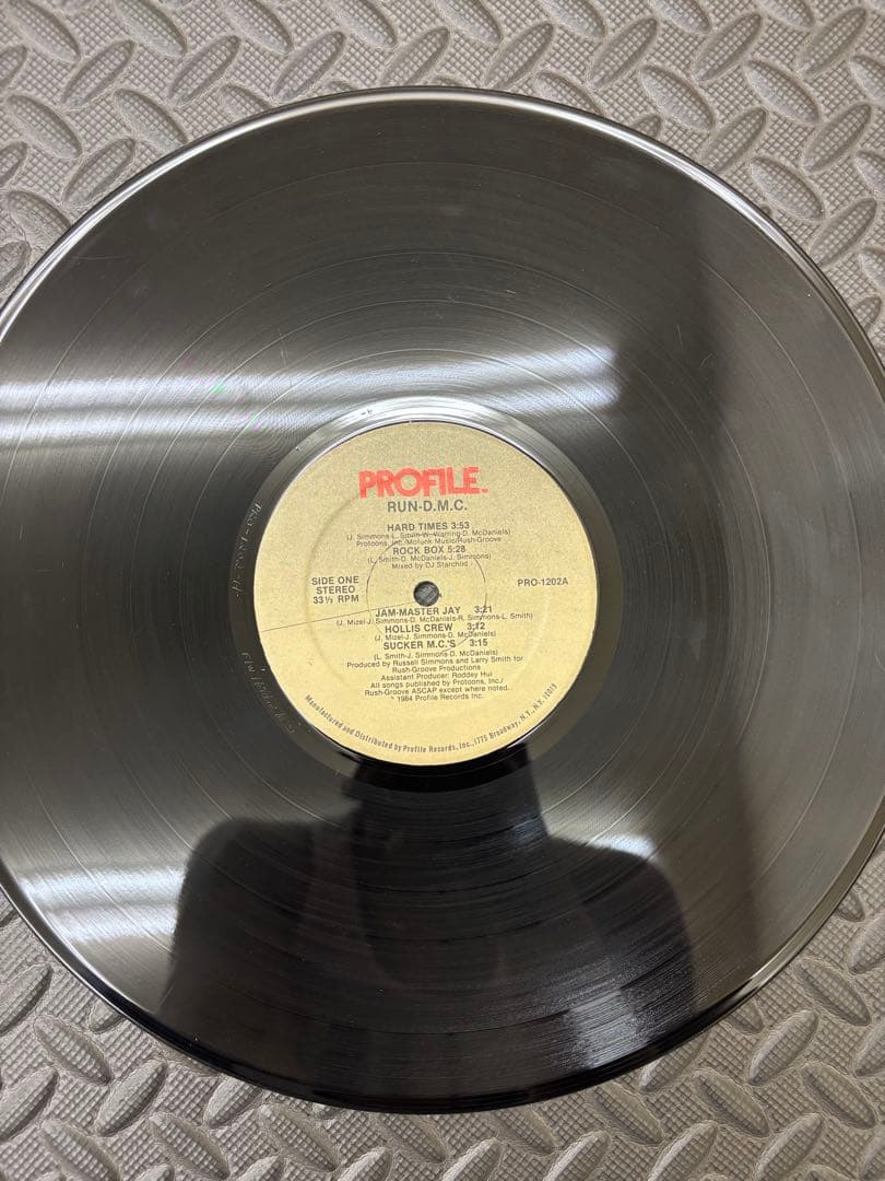 RUN-D.M.C. Debut Album Vinyl LP 1984 US Original Pressing Profile Records