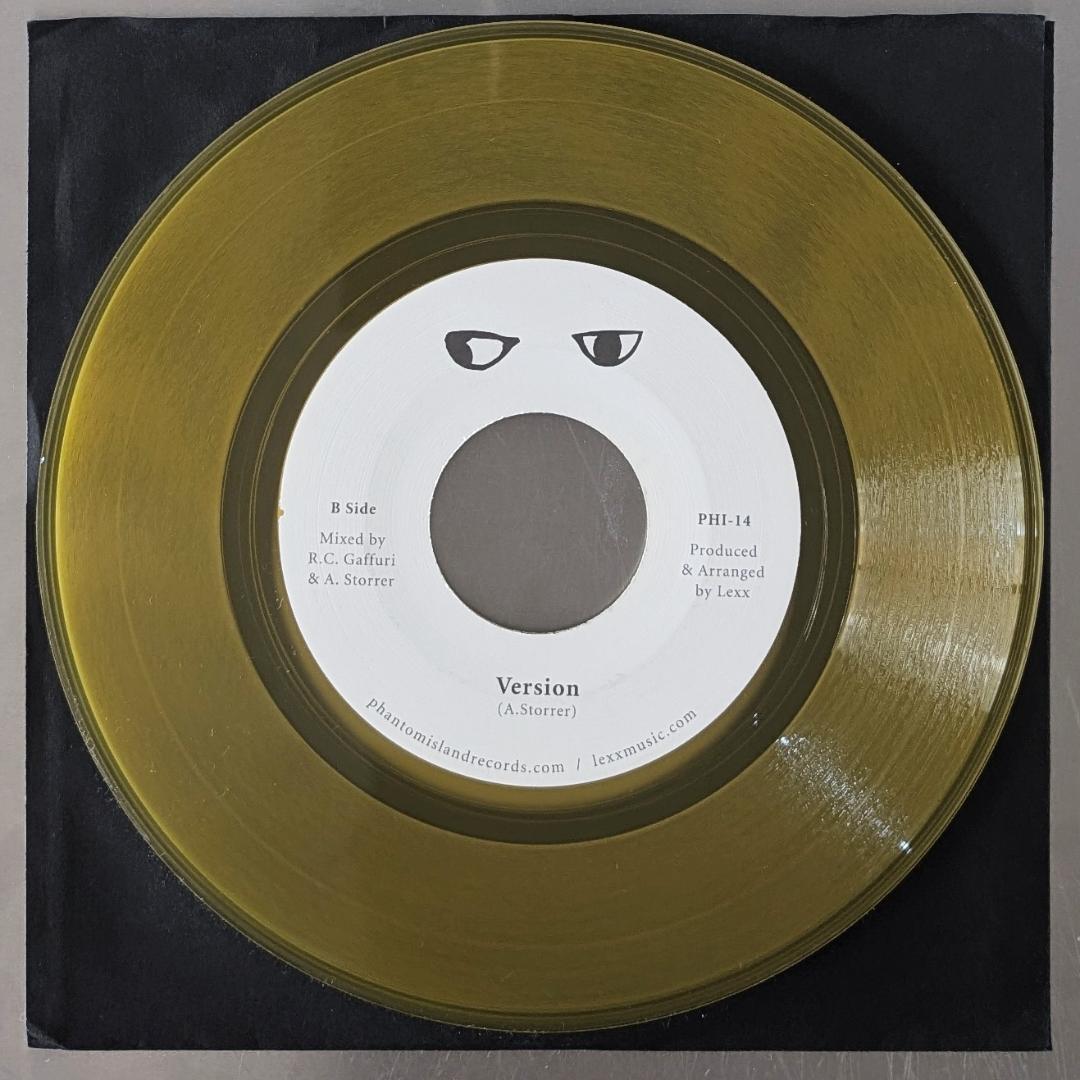 Lexx feat. Woolfy - Too Hot 7" Yellow Clear Vinyl Phantom Island 2019 Balearic