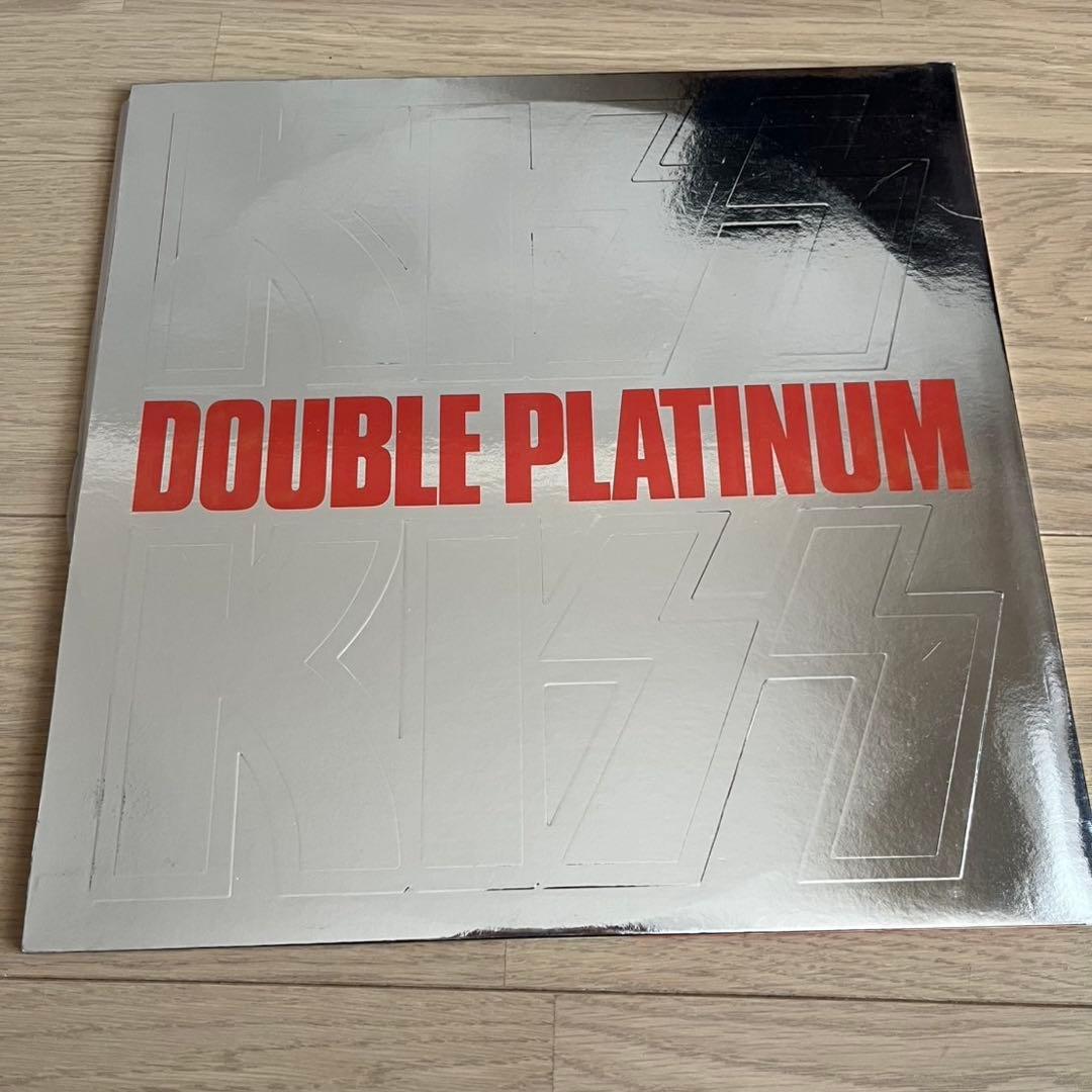 KISS Double Platinum 2LP Japan VIP-9549-50 Gatefold with Obi Vinyl Record
