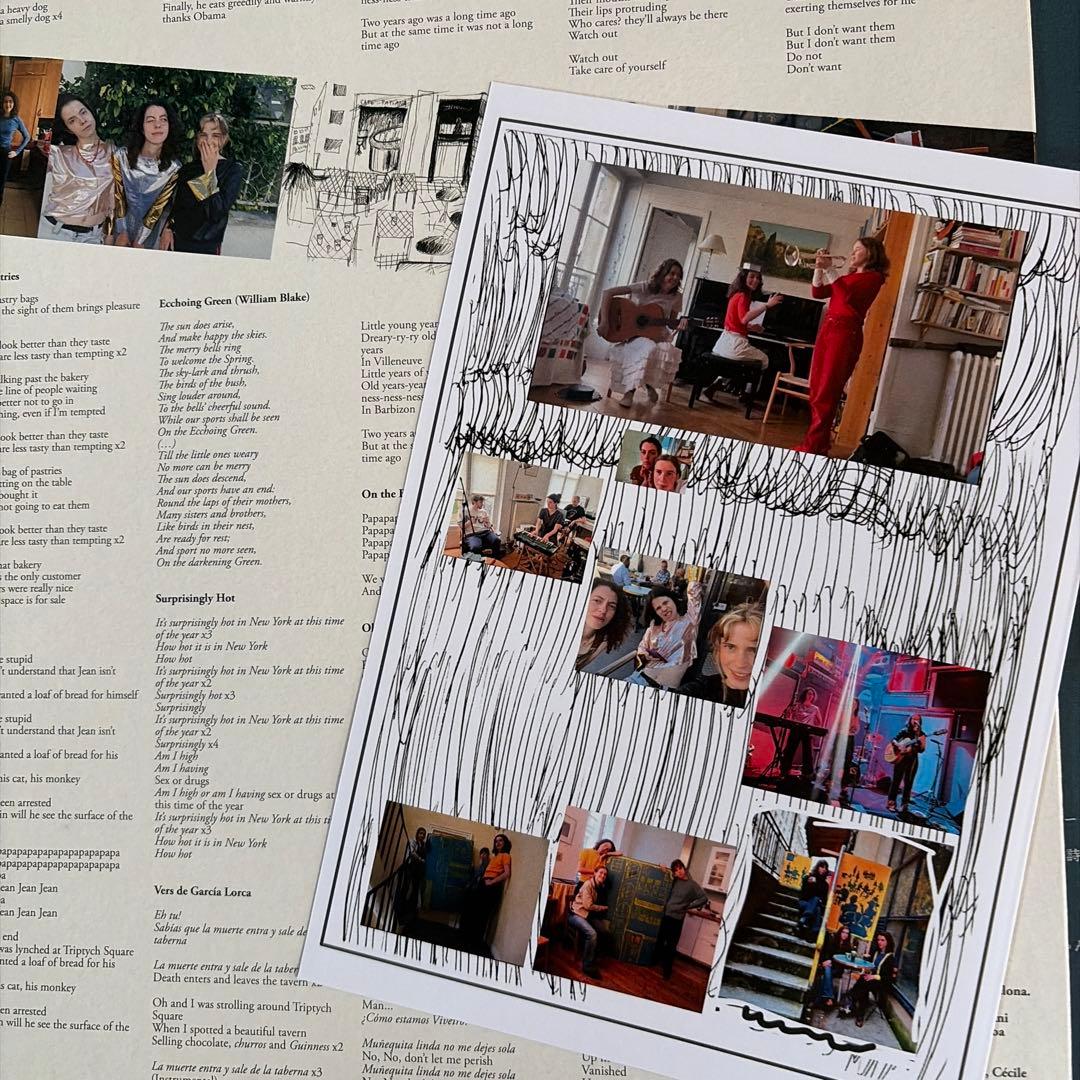 Paris Banlieue - dans des lieux LP Orange Yellow Vinyl Japan Import Zine Obi